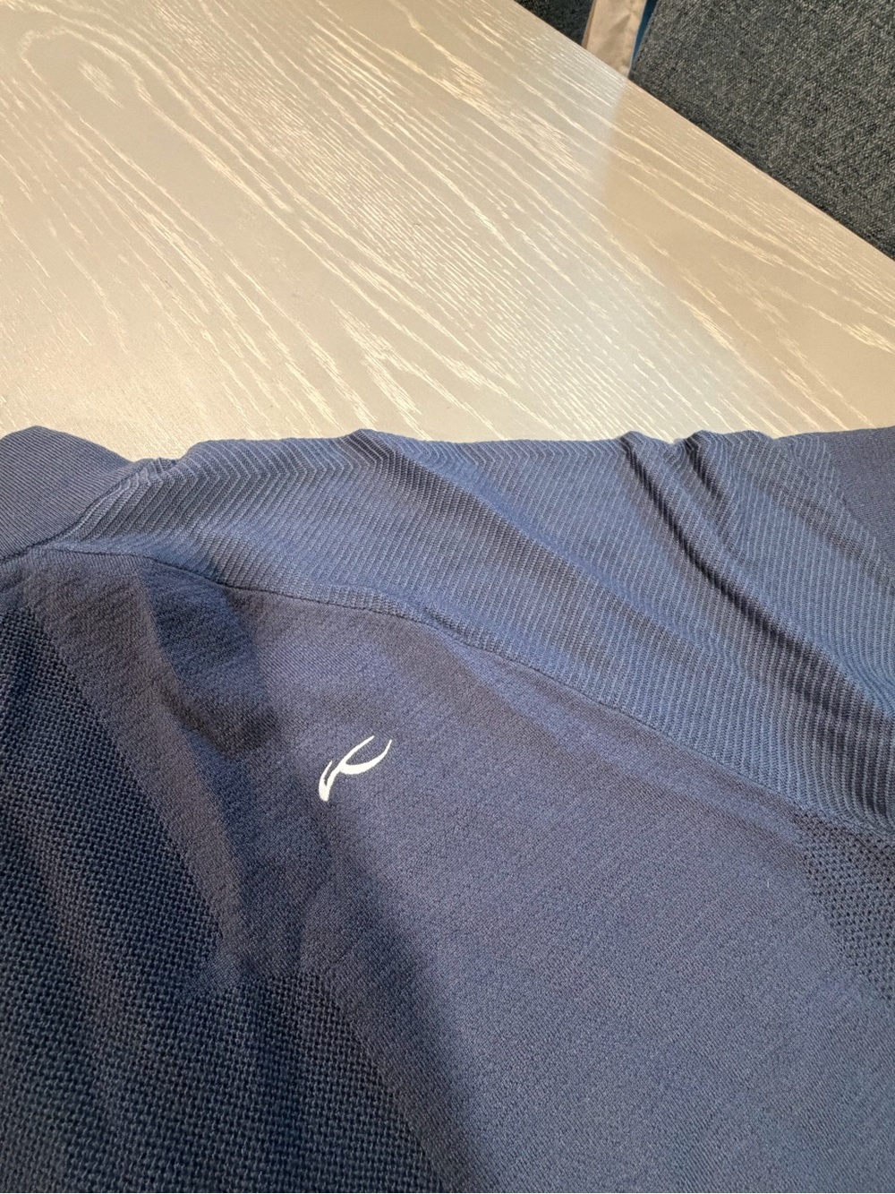 Kjus Blue Quarter Zip Pullover
